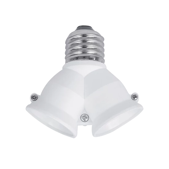 LAMP ADAPTER E27 TO 2XE27