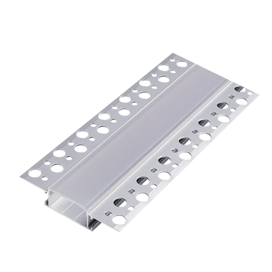 ALUMINUM LED PROFILE DP65 RECESSED MOUNTING