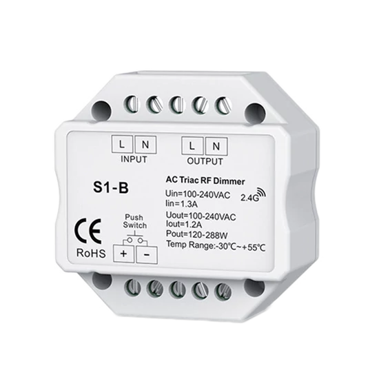 SMART WIFI 1-CHANNEL TRIAC DIMMER FOR CONSOLE BOX