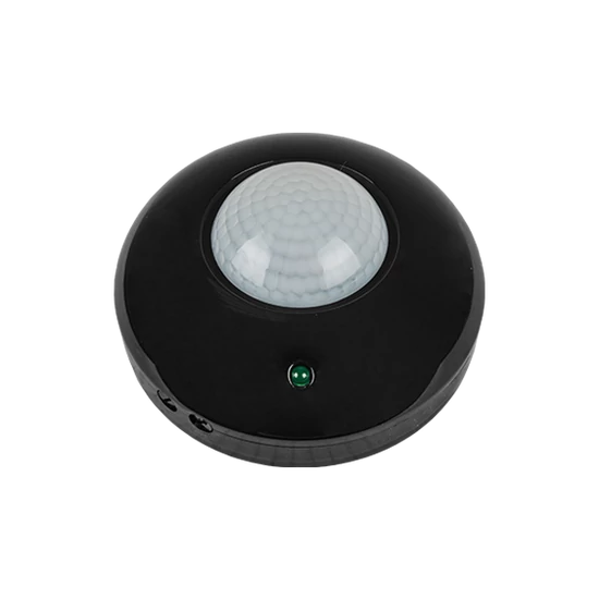 ST07 FÉNY ÉS MOZGÁSÉRZÉKELŐ 360° FEKETE