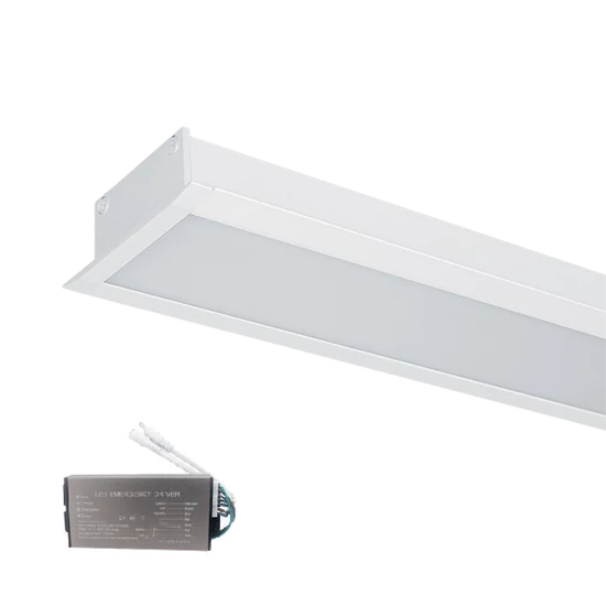 HIGH POWER LED PROFIL SÜLLYESZTETT SZERELÉSŰ S48 40W 4000K FEHÉR+SÜRGŐSSÉGI KÉSZLETTEL