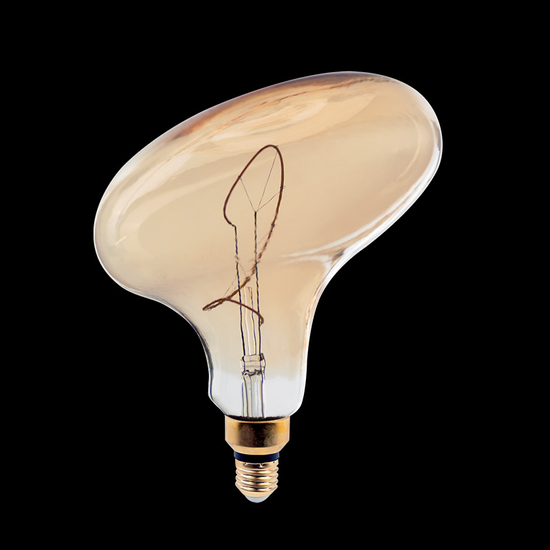 LED VINTAGE DIMMABLE LAMP UFO 4W E27 2000K GOLD