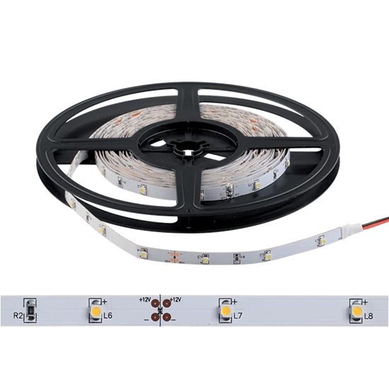 LED150(12/DC,IP20)-BLUE/5m, white PCB