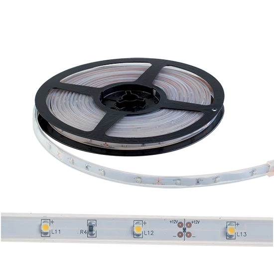 LED SZALAG LED150 3528 12V DC IP65 30PCS/1M MELEG FEHÉR