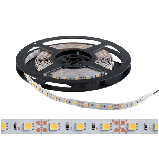 LED SZALAG LED300 5050 12V DC IP20 60PCS/1M PIROS