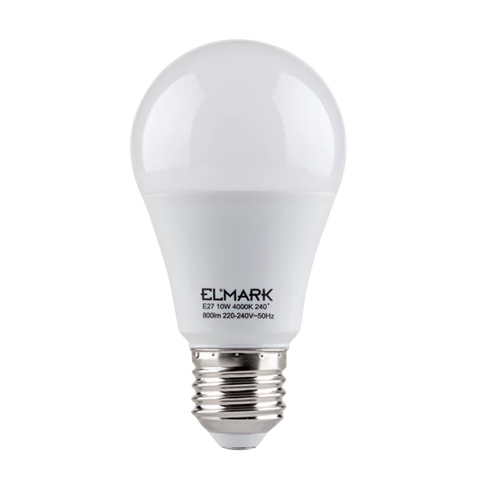 LED IZZÓ KÖRTE A60 SMD2835 10W E27 230V FEHÉR