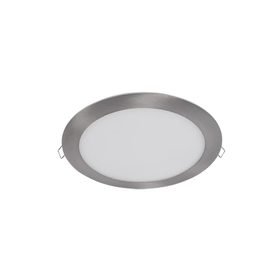 LED PANEL KEREK 21W 2700K-3000K SZATÉN NIKKEL Ф235MM  
