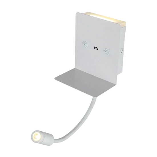 LED Fali Lámpa, 6W, 3000K, fehér 