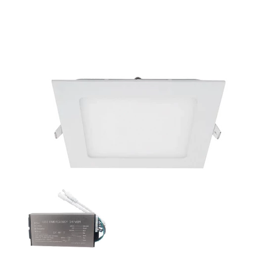 STELLAR LED PANEL SZÖGLETES 18W 2700K SÜLLYESZTETT SZERELÉSŰ +SÜRGŐSSÉGI KÉSZLETTEL
