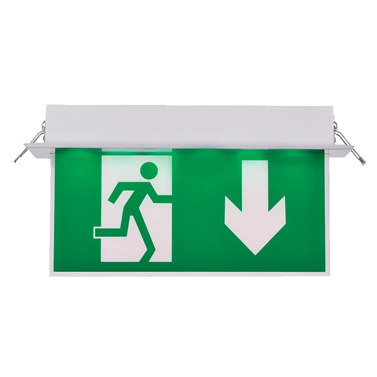 AL3116-EMERGENCY LIGHT PLASTICBOARD DOWN ARROW