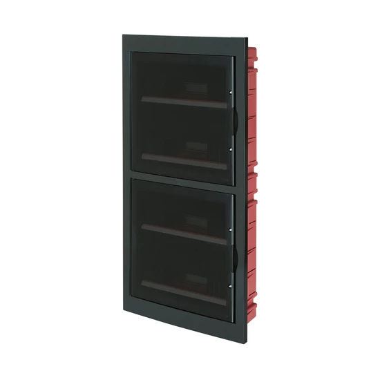 EC630 FLUSH MOUNT. ENCLOSURE 72 MOD. (4X18) BLACK