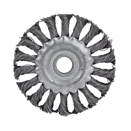 TWIST KNOT WIRE WHEEL BRUSH ANGLE GRIN D100mm