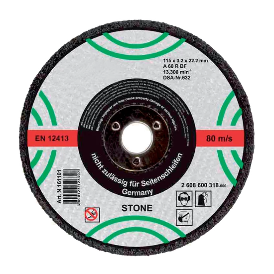CUTTING DISC STONE 180х3.2х22.2mm