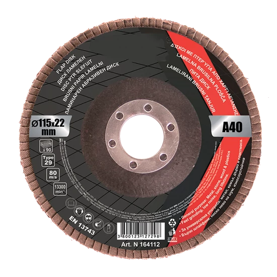 FLAP DISC 125x22.2mm А-80
