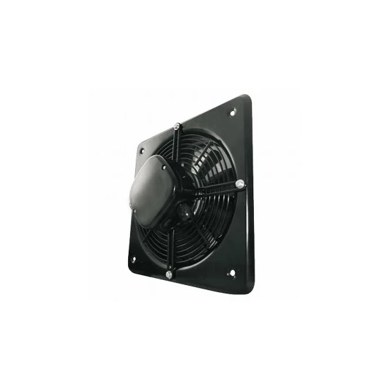 Woks 200 Faliventilátor, négyszögletes, fekete,  850m3/h, axiális ECO Silver
