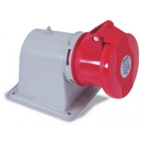 FAMATEL ipari rögzíthető dugalj /dafr-164/ 3P+N+F  380V 16A IP44