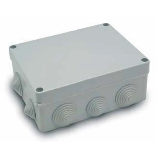 FK kötődoboz gumi bevezetővel  220x170x85mm  IP55