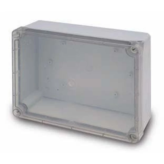 FK zárt doboz átlátszó tetővel 220x170x85mm  IP55