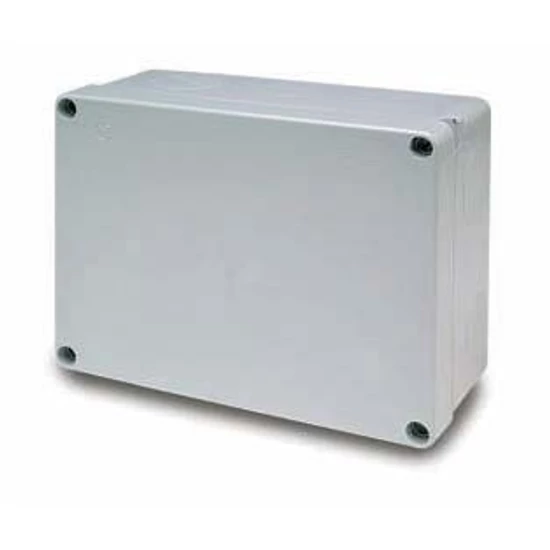 Kötődoboz 220x170x85mm sima oldal+csavaros tető IP55