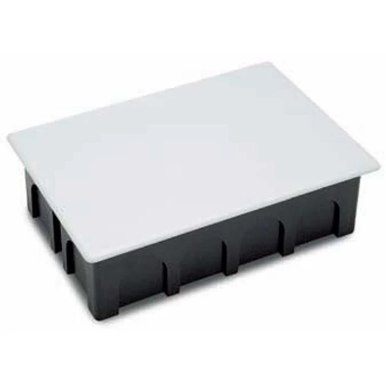 Elágazódoboz, 200x130x60mm, pattintós fedéllel, IP30