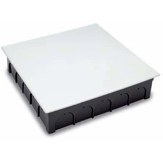 Elágazódoboz, 250x250x65mm, pattintós fedéllel, IP30
