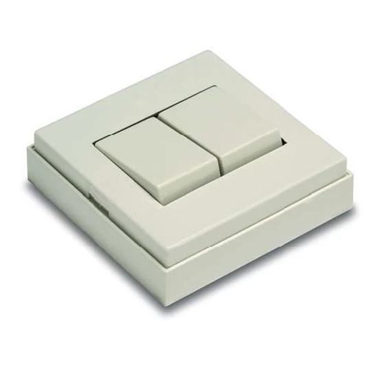 Csillárkapcsoló, falon kívüli, 10A-230V, krém