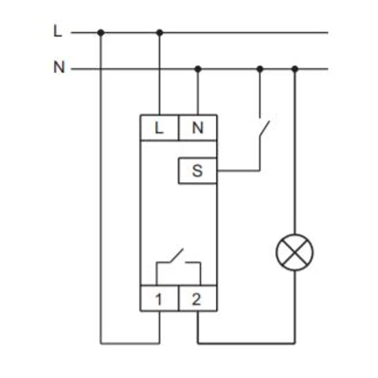 Időzítő WIFI-s  48-240V AC/DC okos otthon - Schelinger