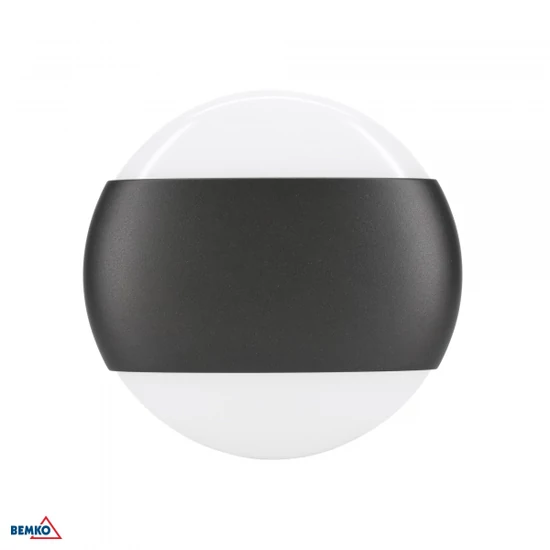 LED fali világítás 10W 3000K 800lm IP65 160x56mm grafit