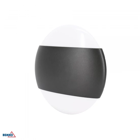 LED fali világítás 10W 4000K 850lm IP65 160x56mm grafit