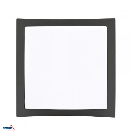 LED fali világítás 20W 4000K 1470lm IP65 243x243x73mm grafit
