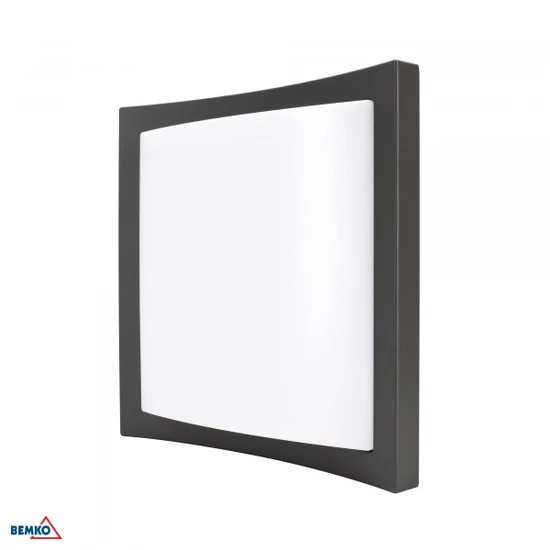 LED fali világítás 20W 4000K 1470lm IP65 243x243x73mm grafit