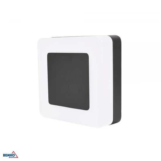 LED fali világítás 8W 4000K 680 lm IP65 151x151x50mm grafit
