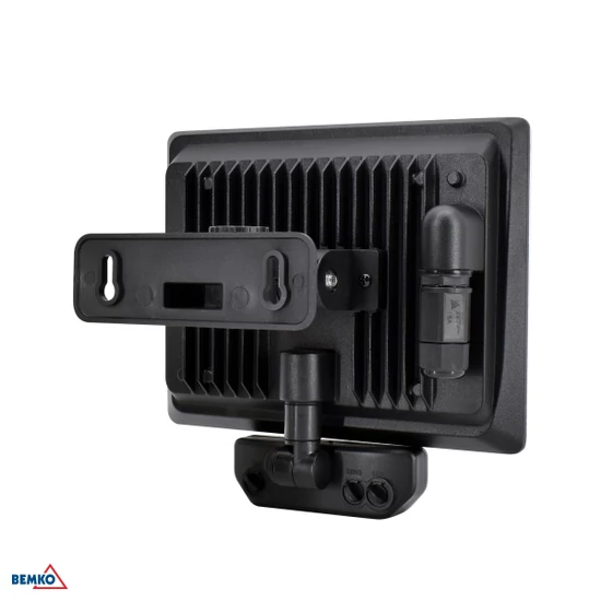 LED fényvető LFX 50W 4000K 4500LM IP65  mozgásérzékelővel FEKETE
