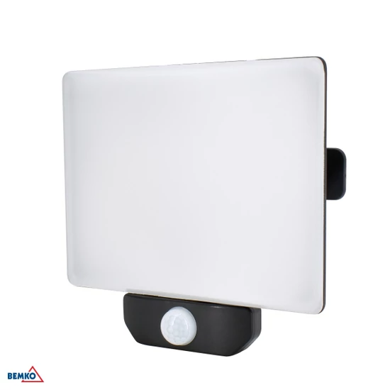 LED fényvető LFX 50W 4000K 4500LM IP65  mozgásérzékelővel FEKETE