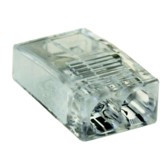 Vezetékösszekötő kompakt 2-es, max.2,5mm2, 100db/csomag