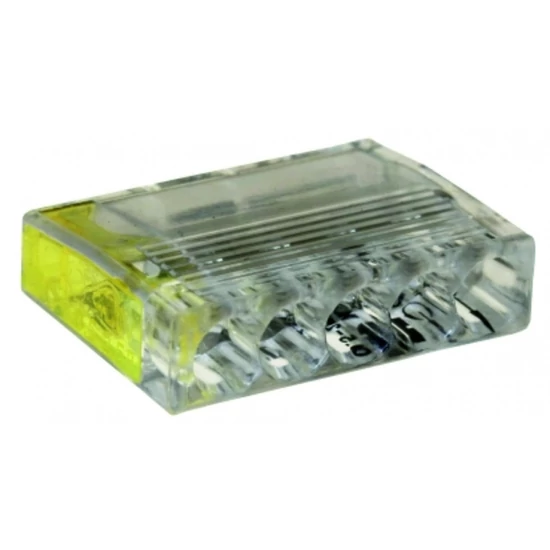 Vezetékösszekötő kompakt 5-ös, max.2,5mm2, 25db/csomag
