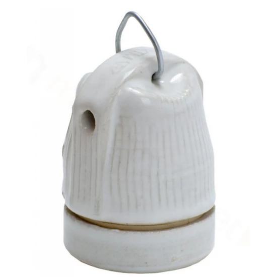Kerámia foglalat akasztós 100W  E27