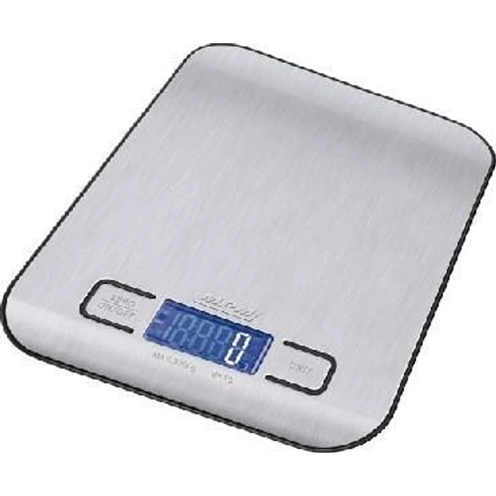 Konyhai mérleg rozsdamentes acél, max. 5kg