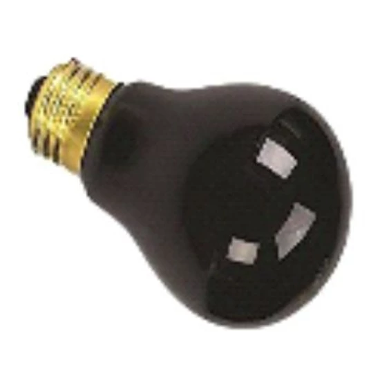 Fekete terrárium izzó A60 60W E27 Helios
