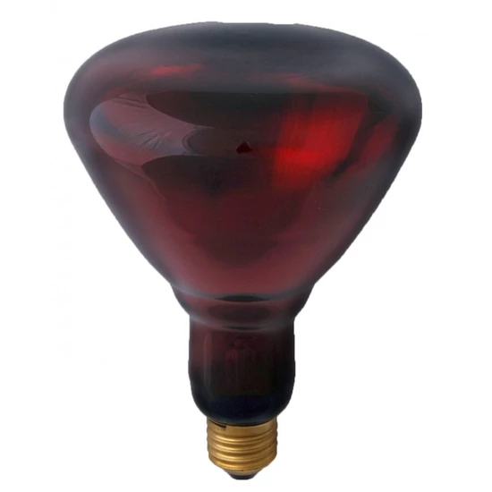 Infra izzó R123 175W E27 vörös Helios