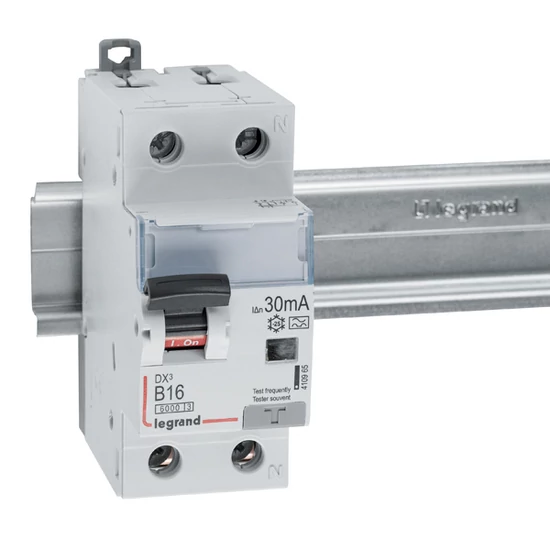 DX3 1P+N kombinált áram-védőkapcsoló B16 6000A / 10kA 30mA A típus