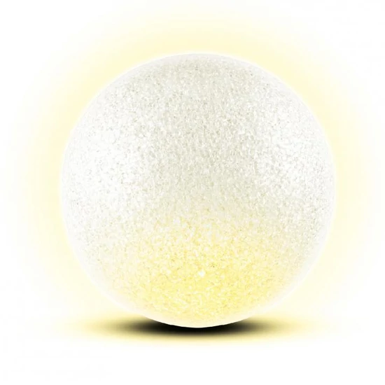 EVA gömb dekoráció, 2 melegfehér LED, Ø15 cm GLE 15/WW