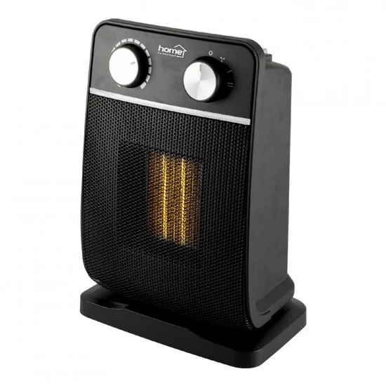 Home KF 29 álló elektromos kerámia fűtőtest, 900W/1800W, oszcillálás,  mechanikus termosztát, fekete FK 29