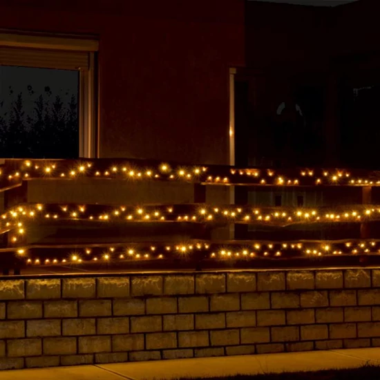 LED-es fényfüzér, 1000 LED, melegfehér, állófényű, kültéri KKL 1000C/WW