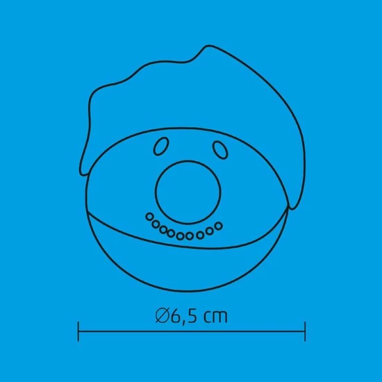 LED-es hóember gömb KID 65