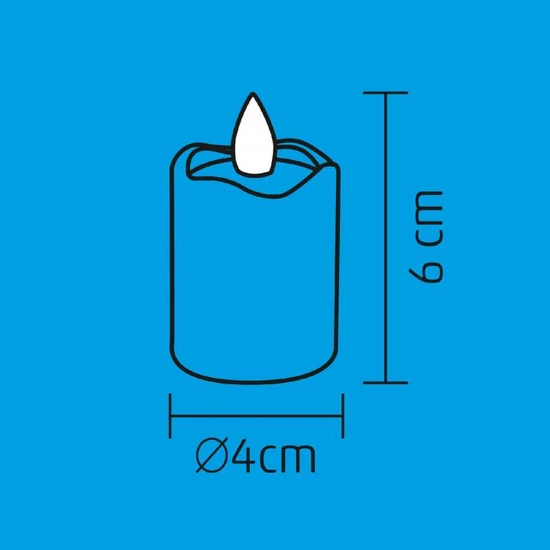 LED-es gyertya szett, 2 db CDS 2