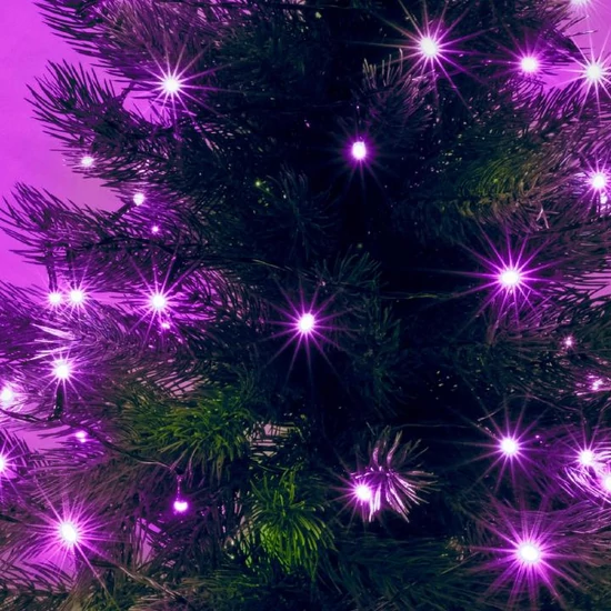 LED-es beltéri fényfüzér, PINK, 100 LED KII 100/P