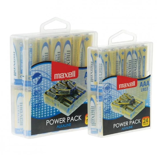 Ceruza elem (AA), alkáli, 4x6db LR6 24PK POWER PACK Maxell