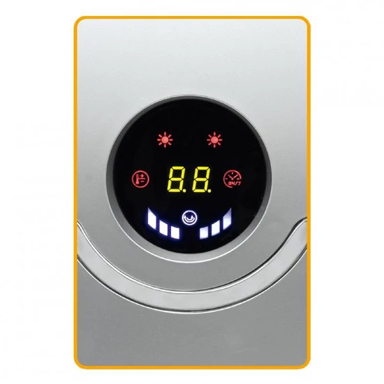 Home FKF 56202 fali elektromos ventilátoros fűtőtest, 1000W/2000W, heti program, távirányító, ezüst FKF 56202