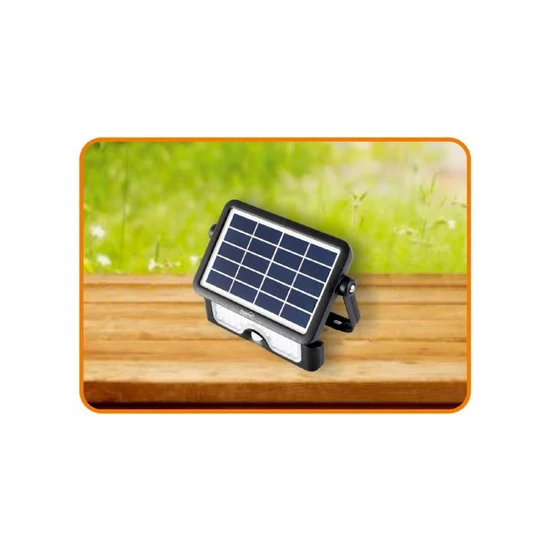 Szolár paneles LED reflektor, mozgásérzékelős 5 W 500 LM FLP 500 SOLAR